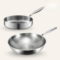 The Cupboard Wok and Deep Frying Pan Set