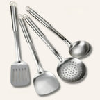 The Cupboard Stainless Steel Kitchen Essentials Set with Pan and Cooking Tools