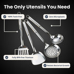 The Cupboard Stainless Steel Kitchen Spatula