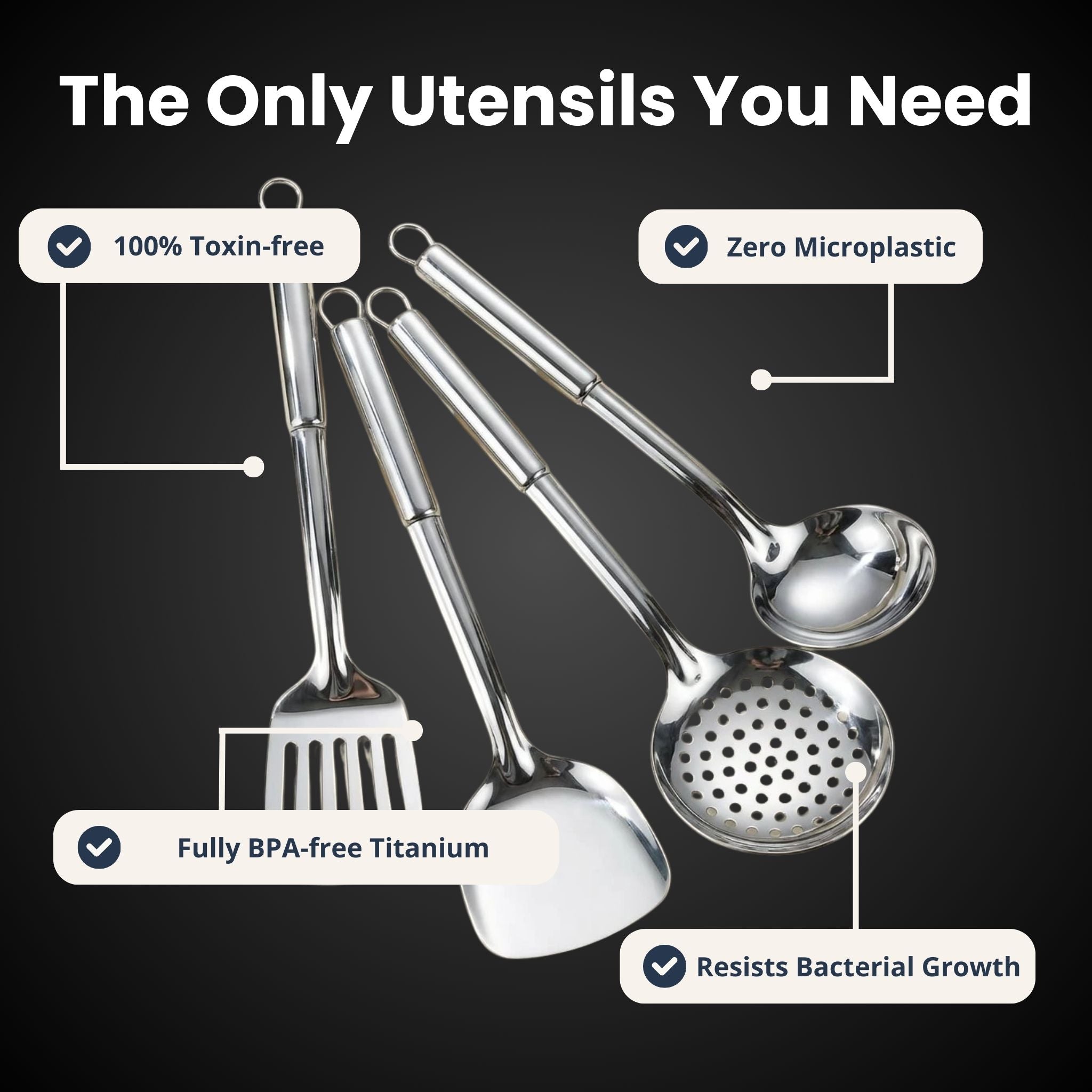 The Cupboard Stainless Steel Kitchen Spatula