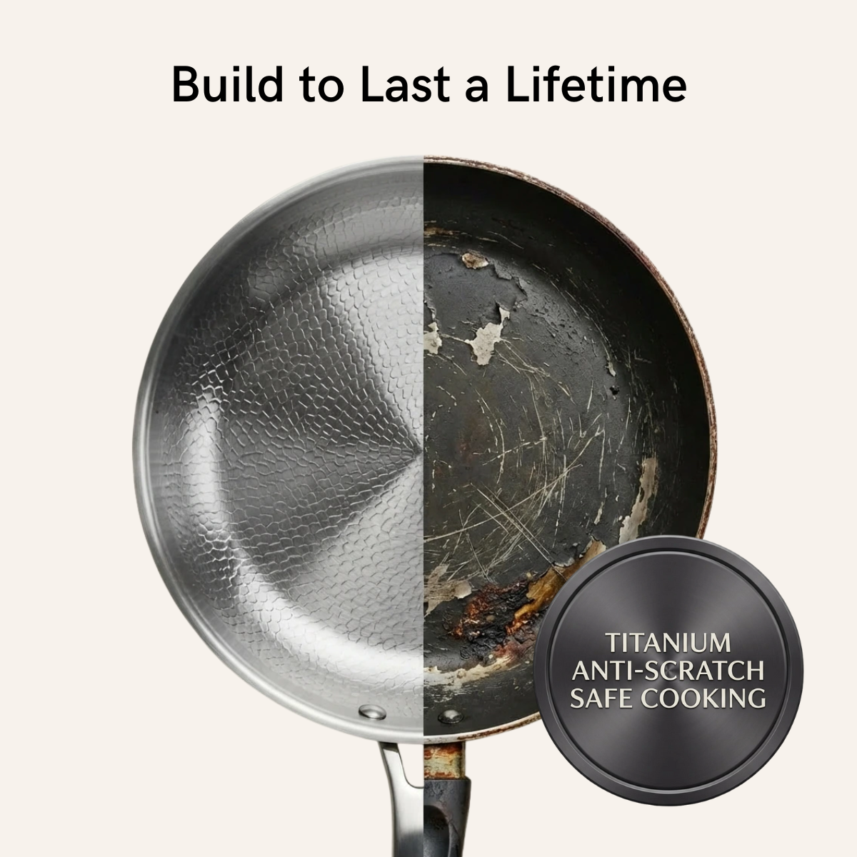 The Cupboard Stainless Steel Sauté Pan with Dual Handles